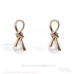AAA Replica Celine Tie Earrings With Pearl